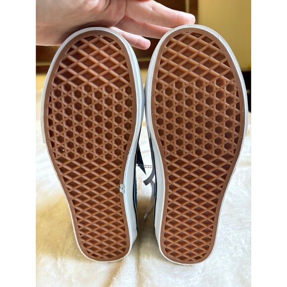 NEW Vans Sk8-Hi Suede Gold Butterfly High-Top Skate Sneakers, Sz 7.5 - Picture 7 of 8